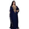 Robe Maxi en Mousseline de Soie pour Femme Musulmane, Kaftan Abaya, Boubou, Djellaba, Tenue Élégante de Dubaï, pour Ramadan