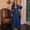 Robe de soirée élégante à paillettes pour femmes, caftan musulman pour Ramadan, Abaya de Dubaï, Robe Maxi africaine, Robe Boubou, Djellaba Femme, Quelle que soit la soirée, 2023
