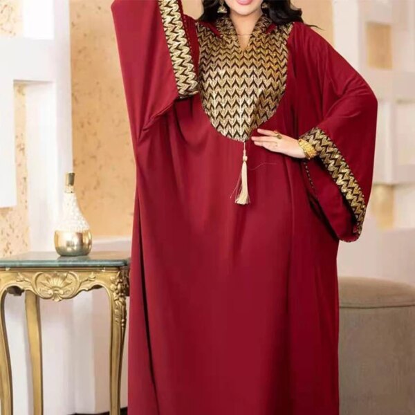 57597-6e75c8.jpg Robe musulmane pour femmes Abaya Dubai, ensembles de fête de luxe, Turquie Islam Kaftan, vêtements africains, Ramadan Eid Djellaba, grande taille