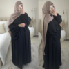 Robe Hijab pour Femme Musulmane, Vêtement de Prière, Abaya Dubaï, Robe Maxi, Islam Modeste, Cyclination, Ellaba Déchirée, Ramadan Jilbab, 1 Pièce