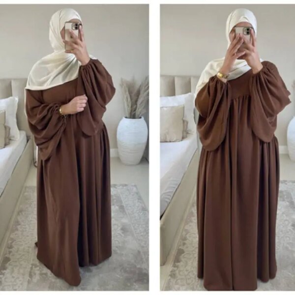 57634-9a955b.jpg Robe Hijab pour Femme Musulmane, Vêtement de Prière, Abaya Dubaï, Robe Maxi, Islam Modeste, Cyclination, Ellaba Déchirée, Ramadan Jilbab, 1 Pièce