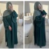 Robe Hijab pour Femme Musulmane, Vêtement de Prière, Abaya Dubaï, Robe Maxi, Islam Modeste, Cyclination, Ellaba Déchirée, Ramadan Jilbab, 1 Pièce