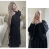 57660-6ea514.jpg Robe Hijab pour Femme Musulmane, Vêtement de Prière, Abaya Dubaï, Robe Maxi, Islam Modeste, Cyclination, Ellaba Déchirée, Ramadan Jilbab, 1 Pièce