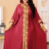 Abaya-Robe africaine à capuche pour femme, caftan musulman, Dubaï, Abayas, Robe de soirée de luxe, Robe élégante, Boubou, Djellaba féminine