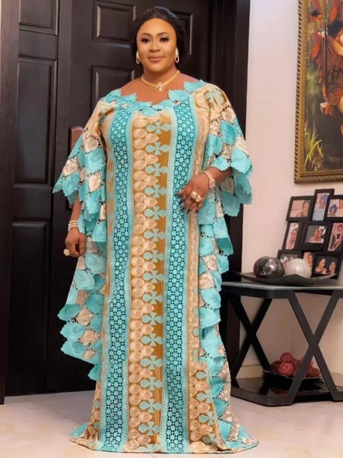 57816-0e9bf6.jpg MAMADA-Vêtements africains pour femmes, Dashiki Abaya mn adt, robe longue de soirée + jupe intérieure, taille libre, phtalParty, L7539