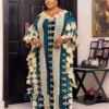 MAMADA-Vêtements africains pour femmes, Dashiki Abaya mn adt, robe longue de soirée + jupe intérieure, taille libre, phtalParty, L7539
