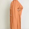 Robe de prière une pièce pour femmes musulmanes, Jilbab, Abaya à capuche, Manches smocks, Vêtements islamiques, Dubaï, Arabie saoudite, Robe noire, Modestie turque