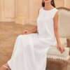 Robe Africaine pour Ramadan, Vêtement Islamique, Blanc, Éducatif, Dubaï, Abaya, Turquie, Arabe, Musulmane