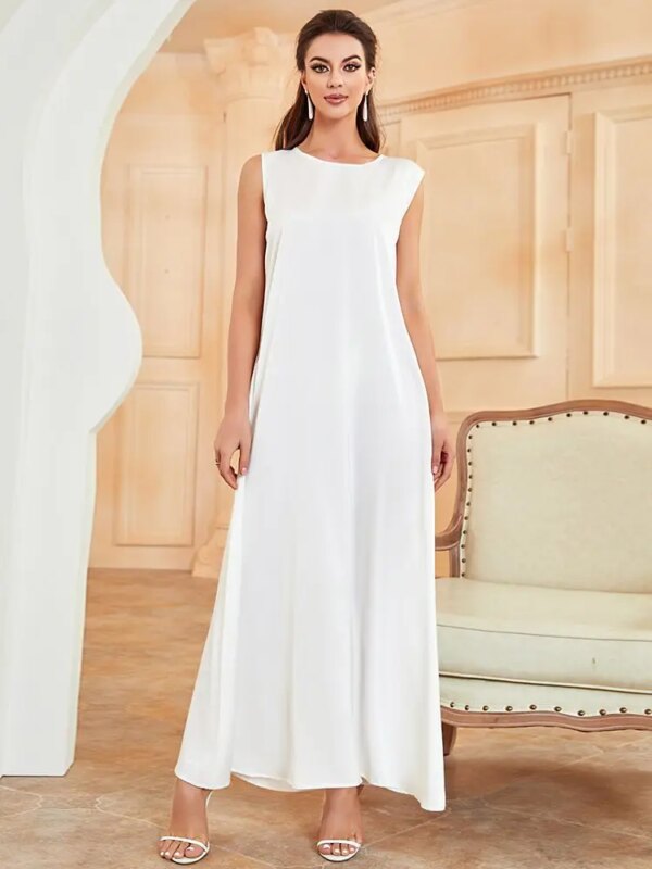 Robe Africaine pour Ramadan, Vêtement Islamique, Blanc, Éducatif, Dubaï, Abaya, Turquie, Arabe, Musulmane