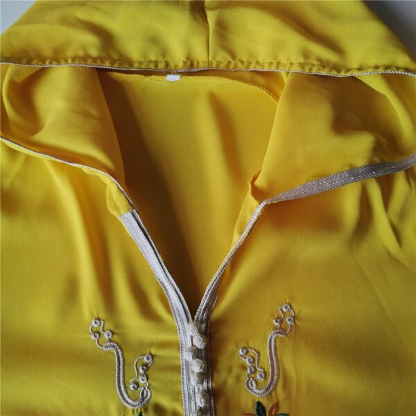 57959-7de5be.jpg Robe musulmane brodée avec capuche pour femme, robe à manches longues, robe décontractée pour femme, document solide, printemps et été, nouveau, 2022