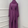 Ensemble 3 pièces pour femmes musulmanes, Abaya, Dubaï, Islam, Turquie, Bangladesh, Hijab, Robe modeste, Kaftans pour femmes