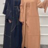 Ensemble 3 pièces pour femmes musulmanes, Abaya, Dubaï, Islam, Turquie, Bangladesh, Hijab, Robe modeste, Kaftans pour femmes