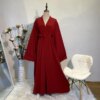 Abaya dubaï Kimono Cardigan, Robe longue, Hijab, pour femmes musulmanes, turquie, Islam