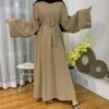Abaya dubaï Kimono Cardigan, Robe longue, Hijab, pour femmes musulmanes, turquie, Islam