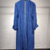 Abaya-Robe longue pour femmes musulmanes, vêtement de printemps, marocain, indien, dubaï, arabe, imprimé, Turquie, Eid, kaftan éducatif