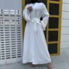 Abaya dubaï Kimono Cardigan, Robe longue, Hijab, pour femmes musulmanes, turquie, Islam