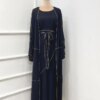 58213-73cd1c.jpg Ensemble 3 pièces pour femmes musulmanes, Abaya, Dubaï, Islam, Turquie, Bangladesh, Hijab, Robe modeste, Kaftans pour femmes