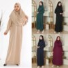 Robe de prière musulmane longue pour femmes, vêtements islamiques, couverture complète, Hijab, RamadanReis traditionnel, Turquie, Abaya, document 8