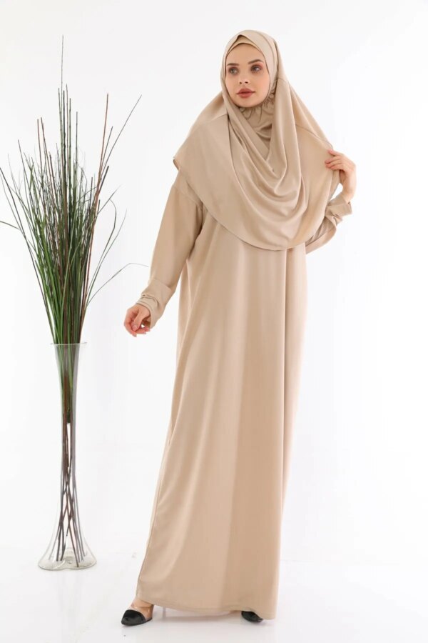 Robe de prière musulmane longue pour femmes, vêtements islamiques, couverture complète, Hijab, RamadanReis traditionnel, Turquie, Abaya, document 8