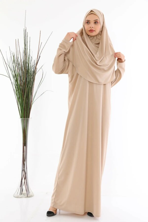 58277-aaf53c.jpg Robe de prière musulmane longue pour femmes, vêtements islamiques, couverture complète, Hijab, RamadanReis traditionnel, Turquie, Abaya, document 8