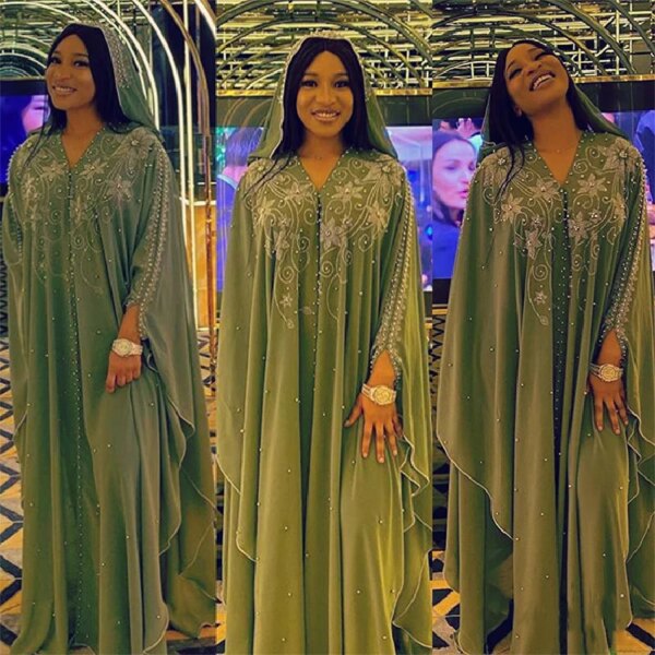 Abaya – robe africaine longue en mousseline de soie pour femme, vêtement traditionnel, grande taille, nouvelle collection été 2022