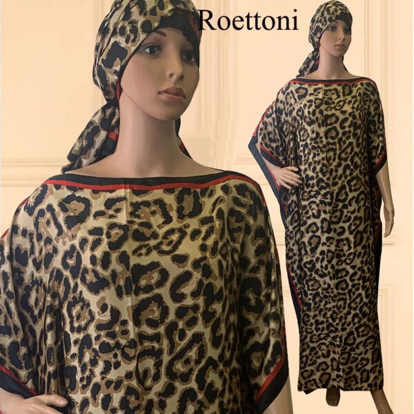 Vêtements africains surdimensionnés pour femmes, nouveau style, mode Dubaï Dashiki Abaya, taille libre, conception d'impression avec écharpe, robe longue adt, 2022