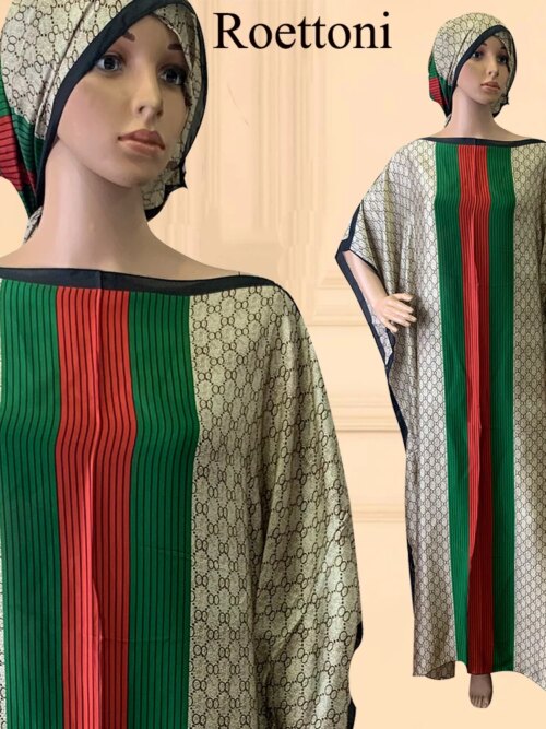 58402-92c723.jpg Vêtements africains surdimensionnés pour femmes, nouveau style, mode Dubaï Dashiki Abaya, taille libre, conception d'impression avec écharpe, robe longue adt, 2022