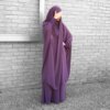 Abaya-Jupe de Ramadan 2 pièces pour femmes, vêtement de prière Jilbab, robe tiens imar Hijab, ensembles musulmans Abayat Islam, vêtements islamiques