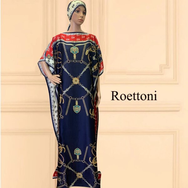 58413-641038.jpg Vêtements africains surdimensionnés pour femmes, nouveau style, mode Dubaï Dashiki Abaya, taille libre, conception d'impression avec écharpe, robe longue adt, 2022