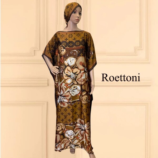 58441-72ca04.jpg Vêtements africains surdimensionnés pour femmes, nouveau style, mode Dubaï Dashiki Abaya, taille libre, conception d'impression avec écharpe, robe longue adt, 2022