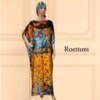 Vêtements africains surdimensionnés pour femmes, nouveau style, mode Dubaï Dashiki Abaya, taille libre, conception d'impression avec écharpe, robe longue adt, 2022