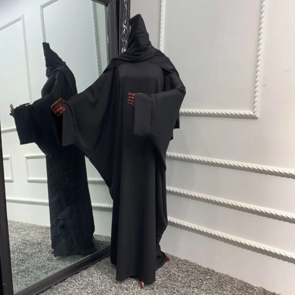 Robe longue de prière pour femmes, Abaya, Ramadan, Nida, manches chauve-souris, Hijab, Jilbab, robes africaines, Islam, Dubaï, modeste