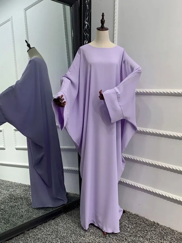 Robe longue de prière pour femmes, Abaya, Ramadan, Nida, manches chauve-souris, Hijab, Jilbab, robes africaines, Islam, Dubaï, modeste