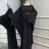58559-bc10a2.jpg Robe longue de prière pour femmes, Abaya, Ramadan, Nida, manches chauve-souris, Hijab, Jilbab, robes africaines, Islam, Dubaï, modeste