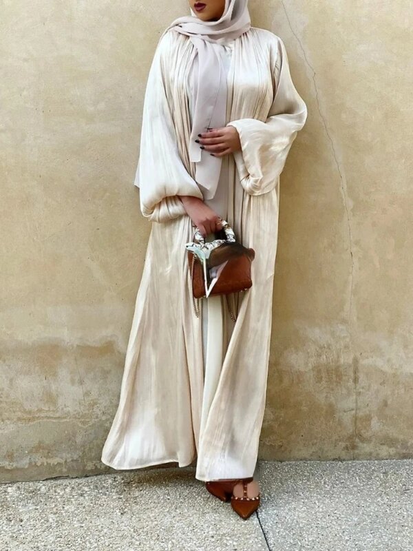 Abayas caftan pour femmes, robe longue musulmane, kimono, cardigan, Dubaï, Turquie, Islam, arabe, robe modeste