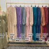 Abayas caftan pour femmes, robe longue musulmane, kimono, cardigan, Dubaï, Turquie, Islam, arabe, robe modeste