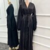 Abayas caftan pour femmes, robe longue musulmane, kimono, cardigan, Dubaï, Turquie, Islam, arabe, robe modeste