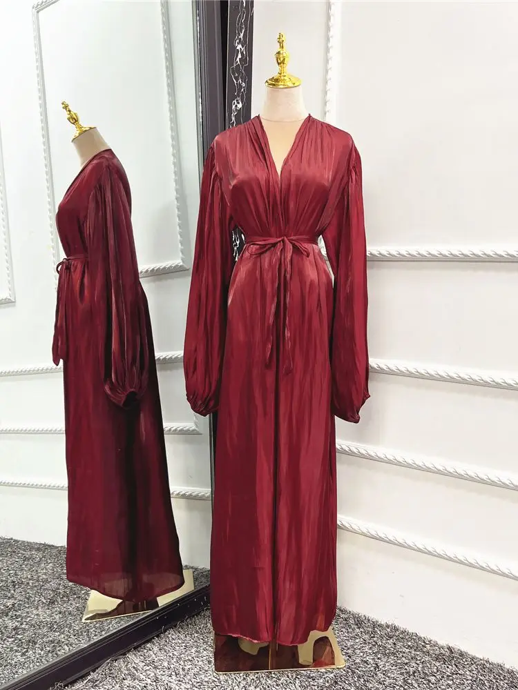 Wine Red abaya