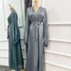Abayas caftan pour femmes, robe longue musulmane, kimono, cardigan, Dubaï, Turquie, Islam, arabe, robe modeste