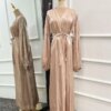 Abayas caftan pour femmes, robe longue musulmane, kimono, cardigan, Dubaï, Turquie, Islam, arabe, robe modeste