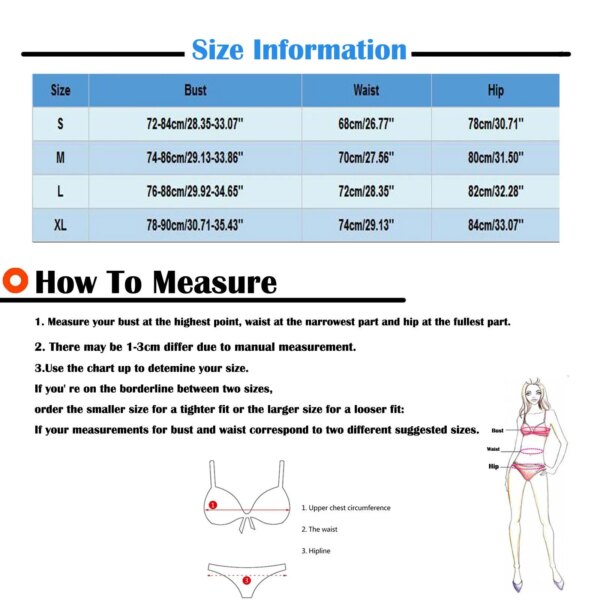 Maillot de bain femme 2 pièces à col en V pour femmes, bikini sexy