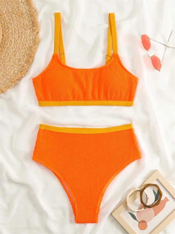 Maillot de bain femme 2 pièces pour femmes, bikini, ensemble deux pièces