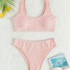 Maillot de bain femme 2 pièces pour femmes, bikini, ensemble deux pièces
