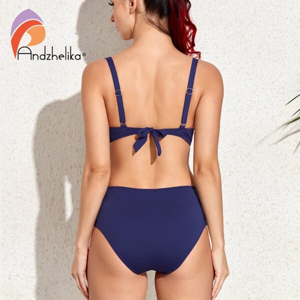 Maillot de bain femme 2 pièces bikini taille haute, maillot de bain femmes, ensemble deux pièces