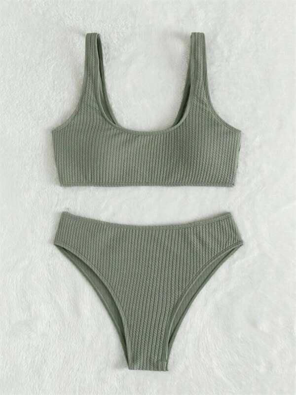 Maillot de bain femme 2 pièces pour femmes, bikini, ensemble deux pièces