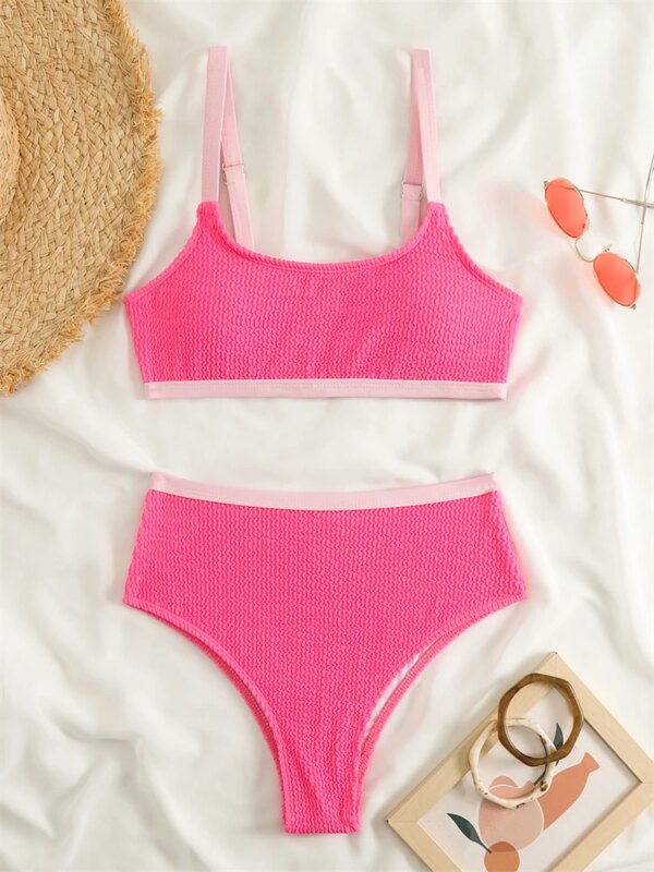 Maillot de bain femme 2 pièces pour femmes, bikini, ensemble deux pièces