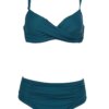 Maillot de bain femme 2 pièces bikini taille haute, maillot de bain femmes, ensemble deux pièces