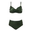 Maillot de bain femme 2 pièces grande taille, col en v, Smaillot de bain femme sexy