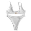 Maillot de bain femme 2 pièces ensemble 2 pièces, soutien-gorge à structure métallique