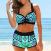 59820-312434.jpg Maillot de bain femme 2 pièces imprimé rétro pour femmes, ensemble deux pièces